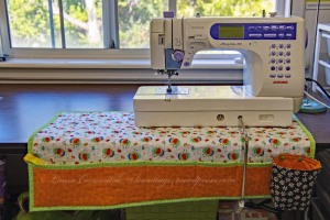 Roll Up Sewing Machine Mat Organizer